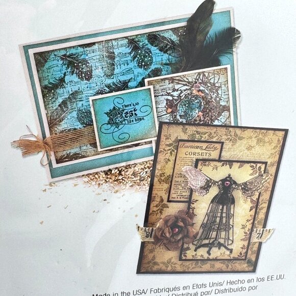 Stampendous Perfectly Clear Stamp 2 Sets Santos Angel & Parisian Charm Cling - Picture 11 of 14